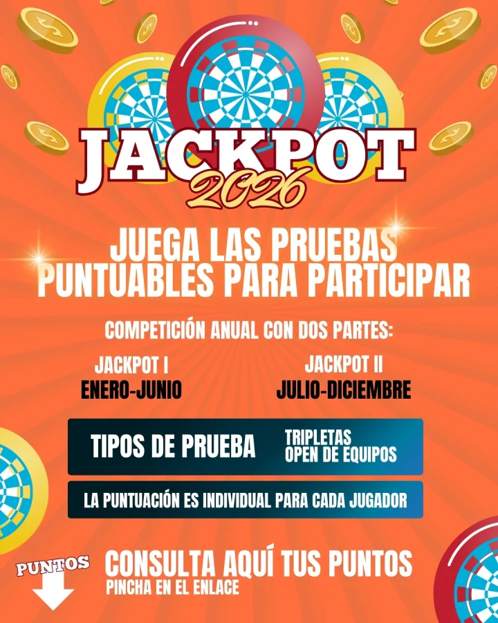 Jackpot 2026: pruebas puntuables